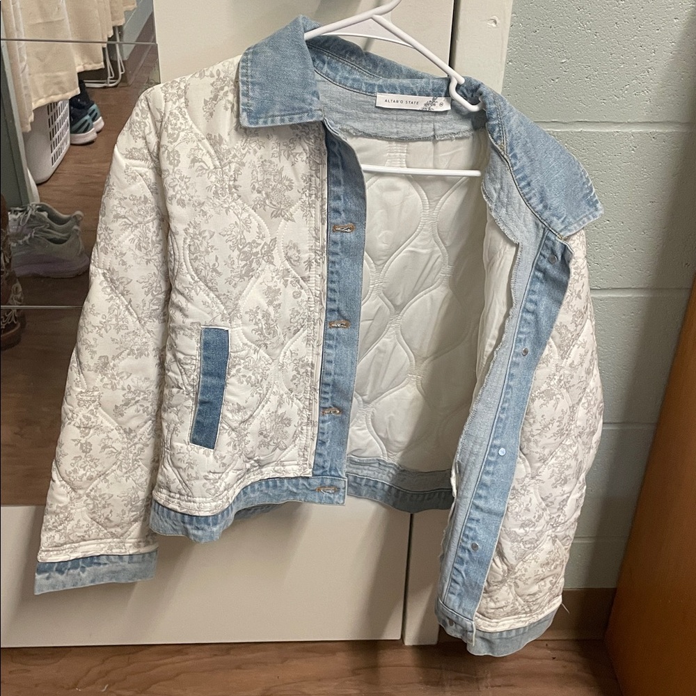 Altar'd State Light Blue Denim Jacket